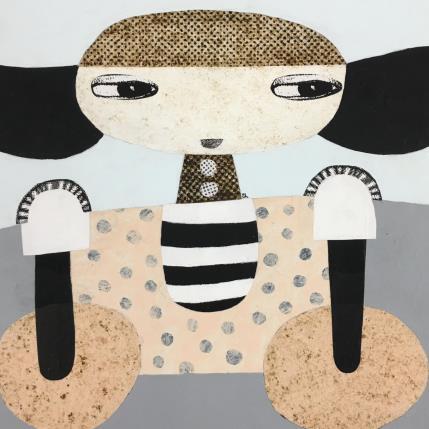 Peinture No silence par Lastrina Suzanne | Tableau Art naïf Acrylique Portraits