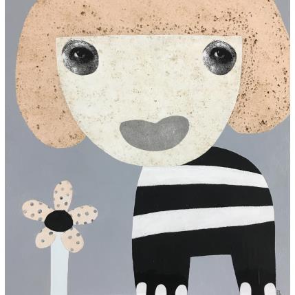 Peinture Don't stop believing par Lastrina Suzanne | Tableau Art naïf Acrylique Portraits