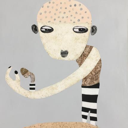 Peinture I won't let you down par Lastrina Suzanne | Tableau Art naïf Acrylique Portraits