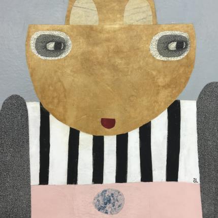 Peinture The joker par Lastrina Suzanne | Tableau Art naïf Acrylique Portraits