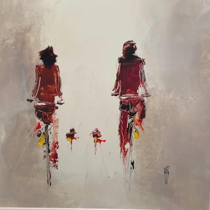 Peinture Balade en famille par Raffin Christian | Tableau  Huile