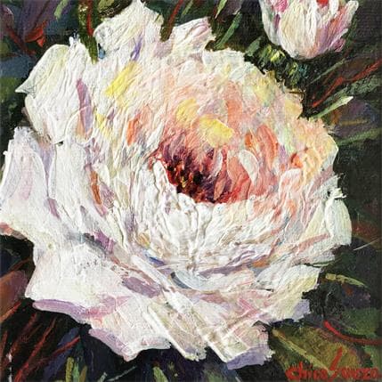 Peinture Pink rose 2 par Chico Souza | Tableau Figuratif Huile Paysages