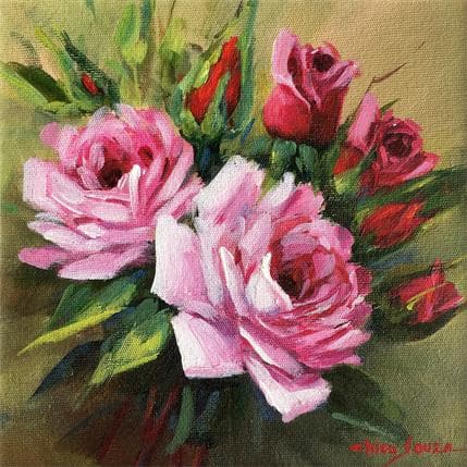 Peinture Botões par Chico Souza | Tableau Figuratif Huile Paysages