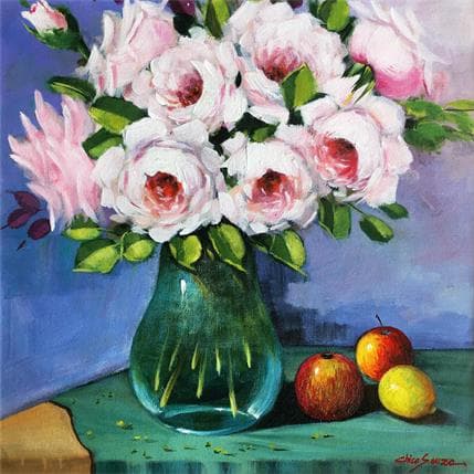 Peinture Pano verde par Chico Souza | Tableau Figuratif Huile Natures mortes