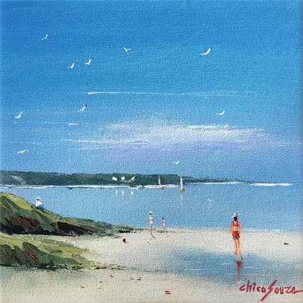 Peinture Lindo dia par Chico Souza | Tableau Figuratif Huile Paysages