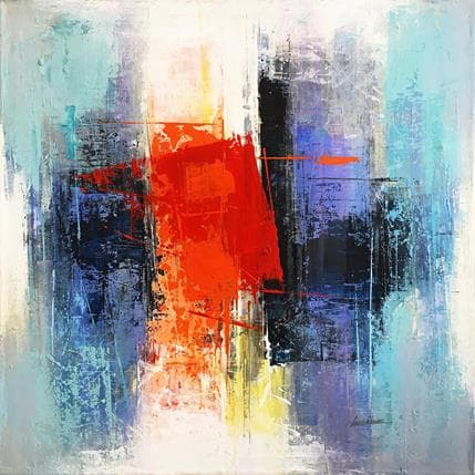 Peinture Canção par Silveira Saulo | Tableau Abstrait Acrylique Minimaliste