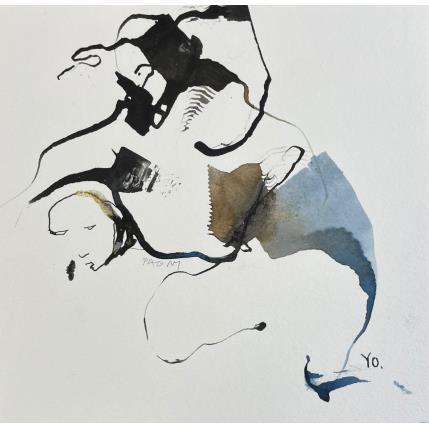 Painting Cadavre exquis 10 by YO&CO | Painting Figurative Black & White, Minimalist, Nude