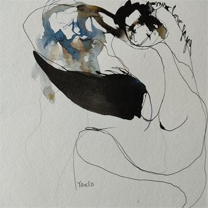 Peinture Cadavre exquis 16 par YO&CO | Tableau Figuratif nu