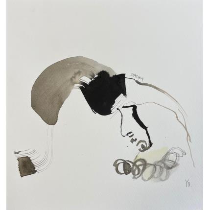 Peinture Cadavre exquis 26 par YO&CO | Tableau Figuratif Minimaliste, Noir & blanc, Nu