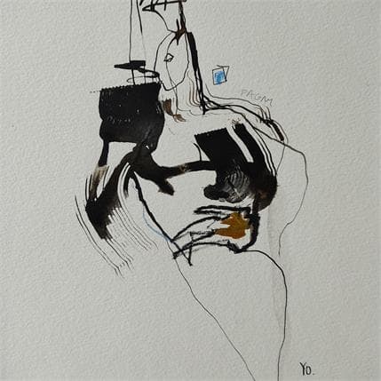 Peinture Cadavre exquis 22 par YO&CO | Tableau Figuratif