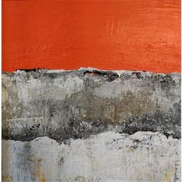 Pintura M267 por Moracchini Laurence | Pintura Abstract Acrylic Minimalist