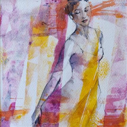 Peinture Impression n°2 par Seruch Capouillez Isabelle | Tableau Figuratif Aquarelle Portraits