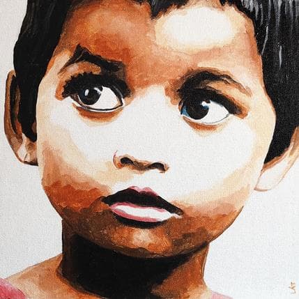 Peinture Garudi par Alvarez Torezano Luis | Tableau Figuratif Acrylique Portraits