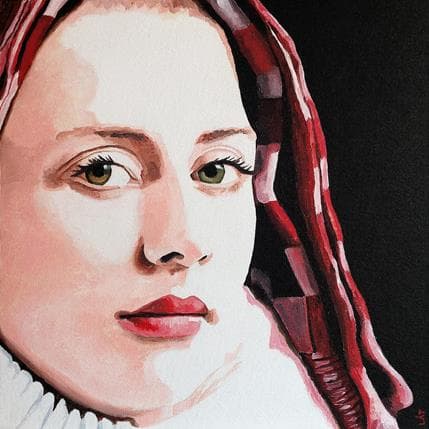 Peinture Gitanjali par Alvarez Torezano Luis | Tableau Figuratif Acrylique Portraits