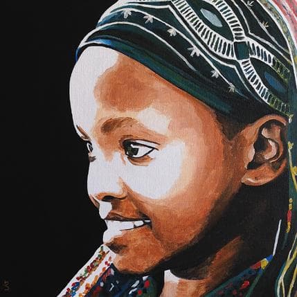 Peinture Gargi par Alvarez Torezano Luis | Tableau Figuratif Acrylique Portraits