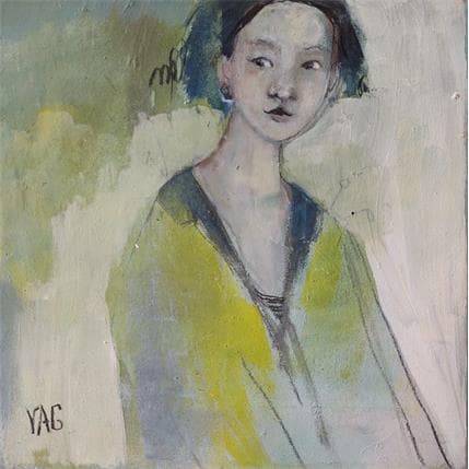 Peinture Sans titre 4 par VAG | Tableau Figuratif Acrylique Portraits