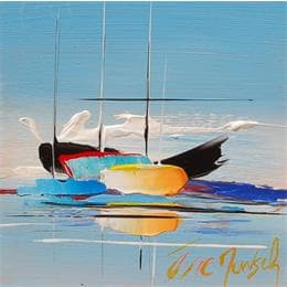 Peinture l'elegant par Munsch Eric | Tableau Figuratif Acrylique Marine