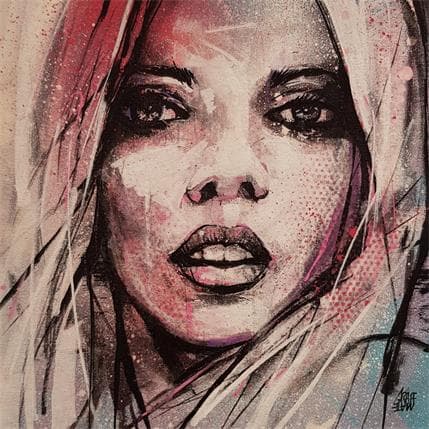 Peinture Temptation par Graffmatt | Tableau Street Art Acrylique, Graffiti Portraits