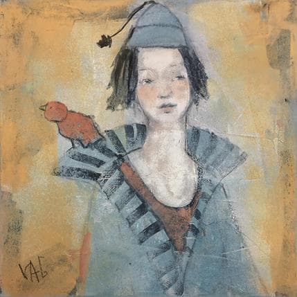 Peinture Carnaval 1 par VAG | Tableau Figuratif Acrylique Portraits