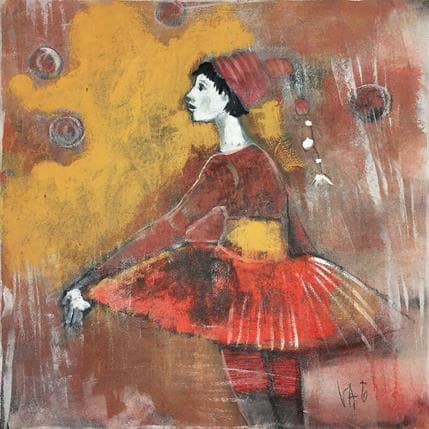 Peinture Lumière du cirque par VAG | Tableau Figuratif Acrylique scènes de vie