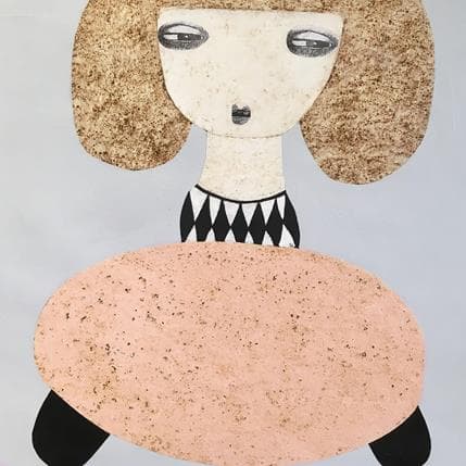 Peinture Nothing gets me down par Lastrina Suzanne | Tableau Art naïf Acrylique Portraits