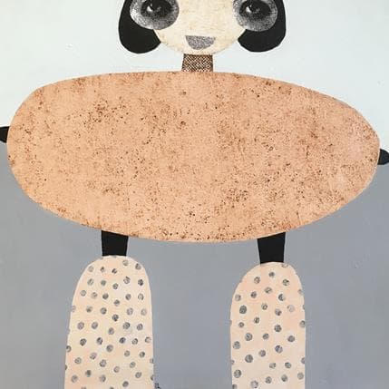 Peinture Too hot for you par Lastrina Suzanne | Tableau Art naïf Acrylique scènes de vie