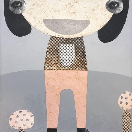 Peinture Mr. Swing king par Lastrina Suzanne | Tableau Art naïf Acrylique scènes de vie