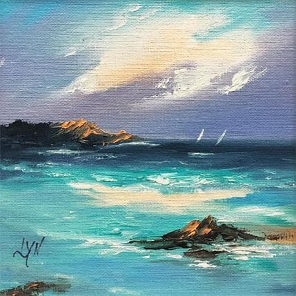 Peinture Caprices du temps 1 par Lyn | Tableau Figuratif Huile Paysages