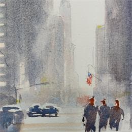 Pintura Jan 22 por Jones Henry | Pintura Figurative Watercolor Life style