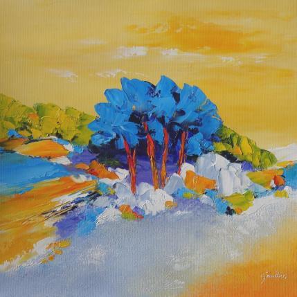 Peinture Horizon Provence 07 par Gaultier Dominique | Tableau  Huile