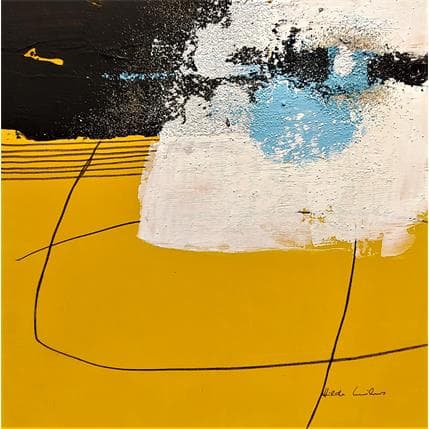 Peinture LN17 par Wilms Hilde | Tableau Abstrait Minimaliste
