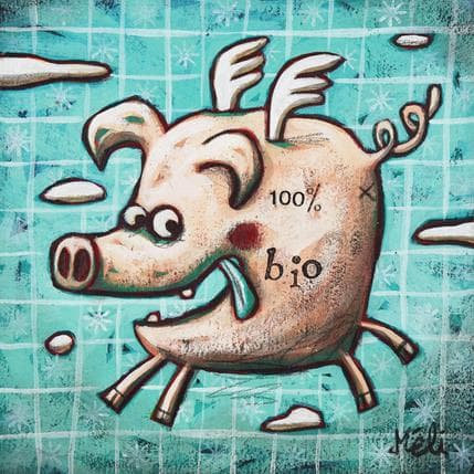 Peinture 100 % bio par Catoni Melina | Tableau Art naïf animaux