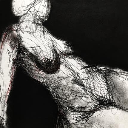 Peinture Claire par Sahuc François | Tableau Figuratif Acrylique nu