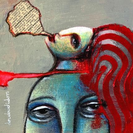 Peinture Idée approximative par Doudoudidon | Tableau Art Singulier Scènes de vie