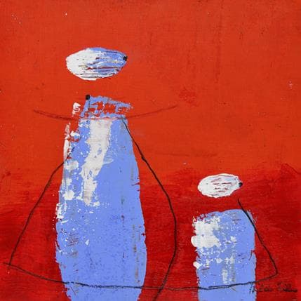 Pintura N157 por Wilms Hilde | Pintura Abstract Minimalist