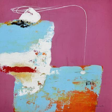 Painting N 167 by Wilms Hilde | Painting Abstract Minimalist