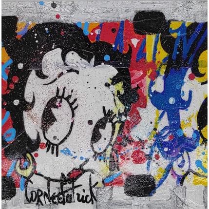 Peinture BEAUTIFUL BETTY par Cornée Patrick | Tableau Pop-art Acrylique Icones Pop