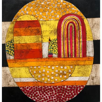 Peinture parpados y sonrisas n8 par Ortiz Gustavo | Tableau Art Singulier Huile Minimaliste, Portraits