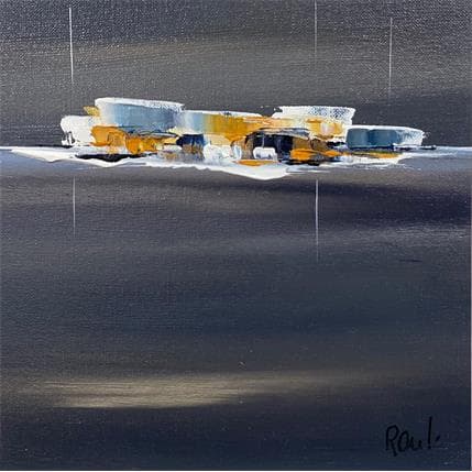 Peinture Impressions nocturnes 28 par Roussel Marie-Ange et Fanny | Tableau Figuratif Huile Marine, Paysages