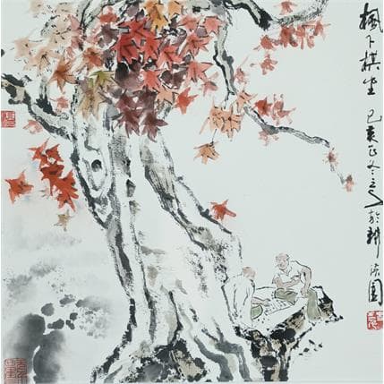 Peinture Beauty par Sanqian | Tableau Figuratif Huile Scènes de vie