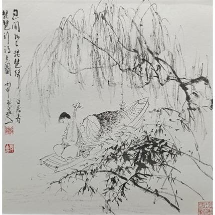 Peinture Poetic par Sanqian | Tableau