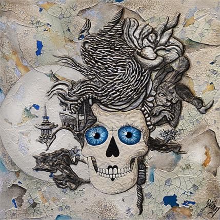 Peinture EVASION TAOBI par Geiry | Tableau Matiérisme