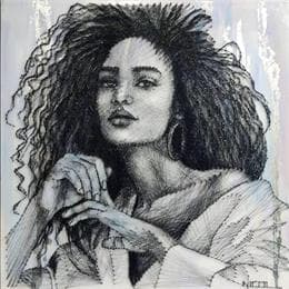 Painting Crystal by Vacaru Nicoleta  | Painting Figurative Portrait