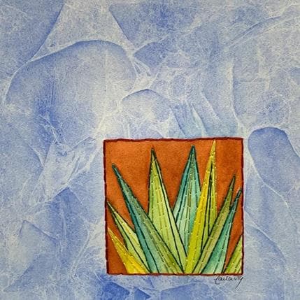 Peinture The buddy par Vazquez Laila | Tableau Figuratif Aquarelle Paysages