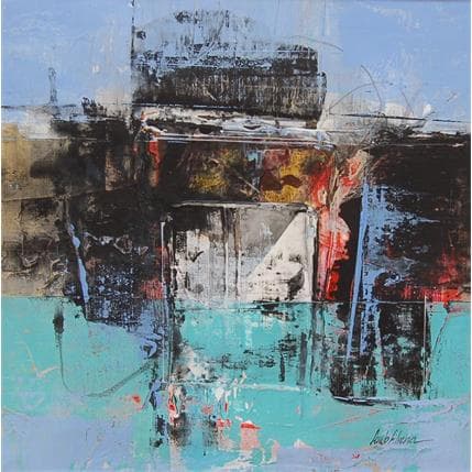 Peinture sin título par Silveira Saulo | Tableau Abstrait Acrylique Minimaliste