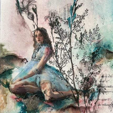 Painting Nobody's perfect by Bergeron Marie-Josée | Painting Figurative Acrylic, Cardboard, Gluing, Oil Life style