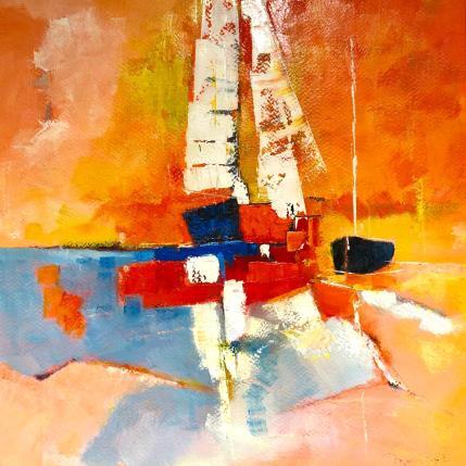 Peinture Chaleur par Menant Alain | Tableau Figuratif Acrylique Marine