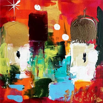 Peinture Rome par Bastide d´Izard Armelle | Tableau Abstrait Acrylique Paysages