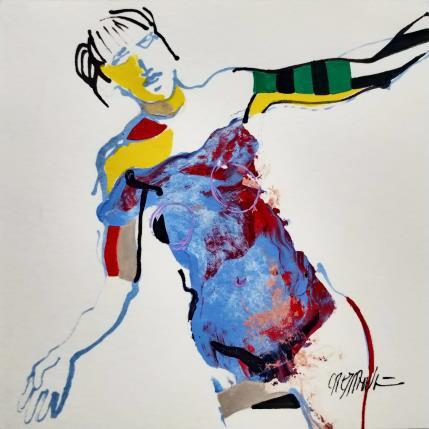 Pintura 4400 por Cressanne | Pintura Raw art Acrylic Nude