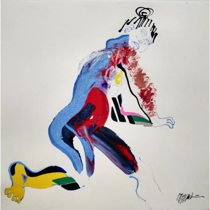 Gemälde 4735 von Cressanne | Gemälde Art brut Acryl Akt